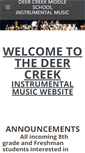 Mobile Screenshot of deercreekmusic.com